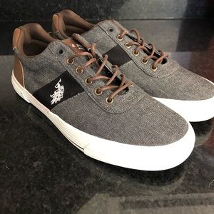 Polo Ralph Lauren sneakers. Worn one time.